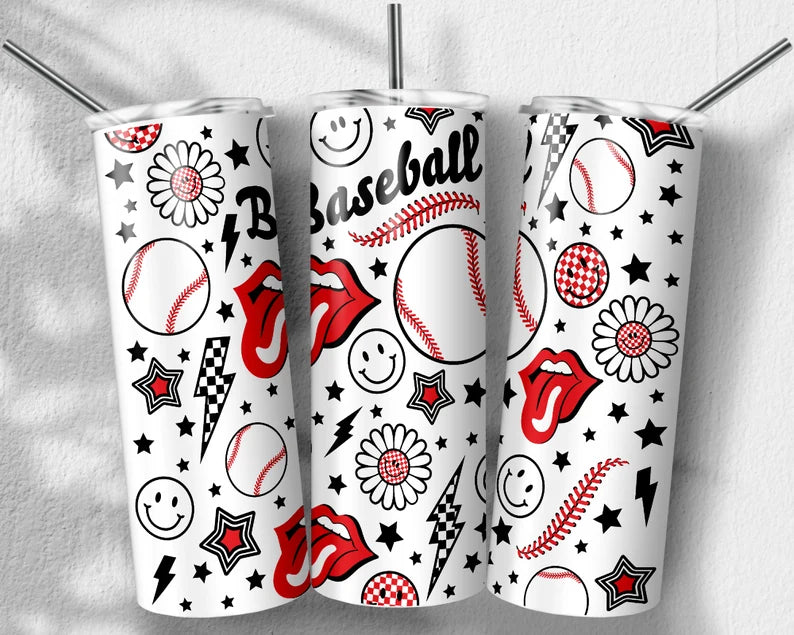 Baseball Rock Tumbler