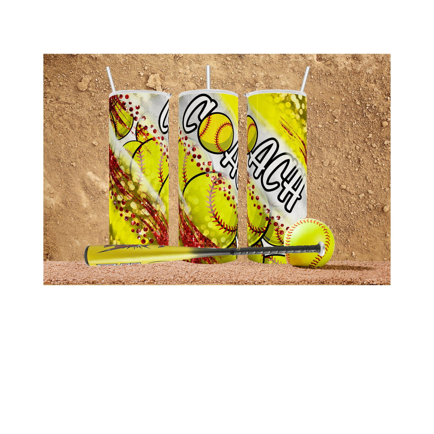 Softball Tumbler for Coach