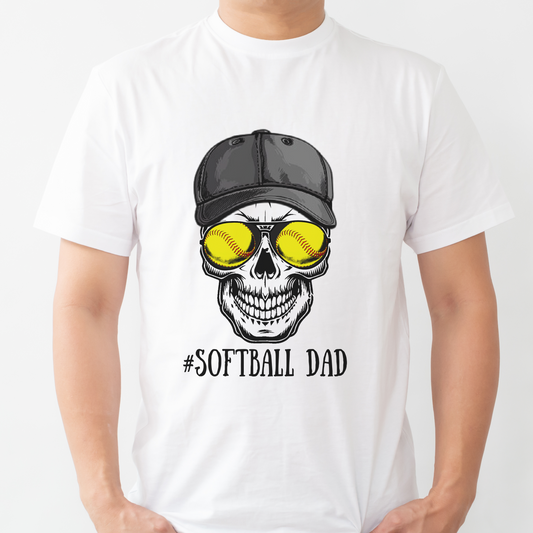 Softball dad skeleton