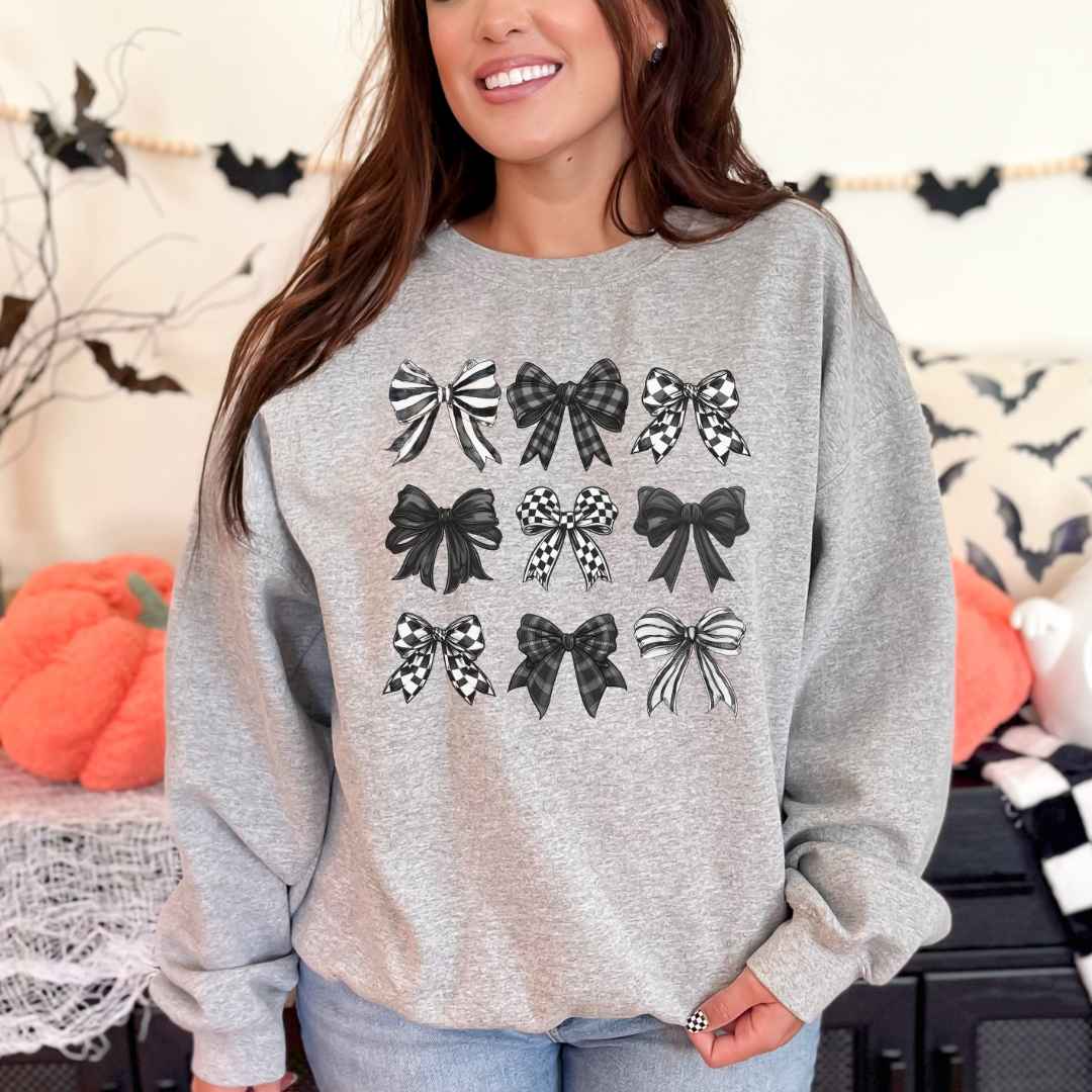 Halloween Coquette bows Sweater